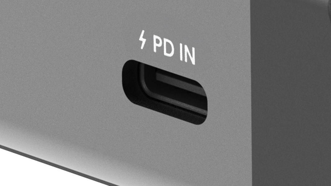 A picture showing PD type-c port.