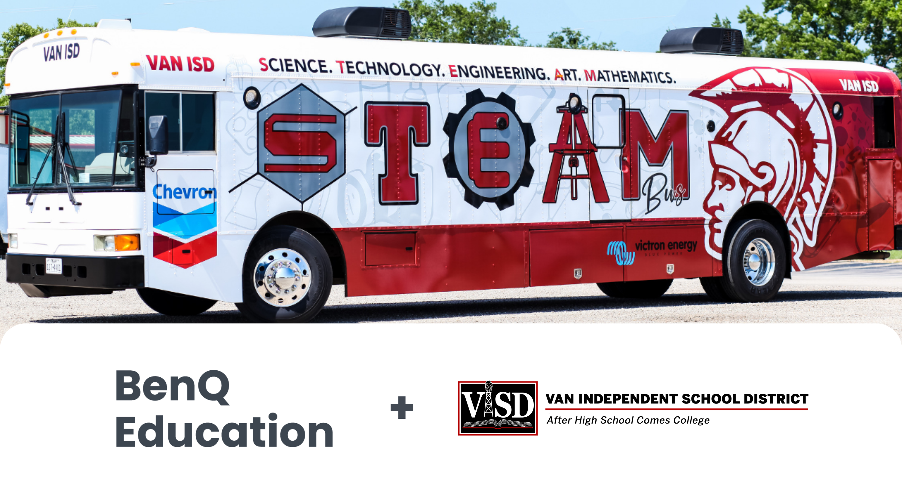 Van ISD Mobile STEAM Bus with BenQ Board