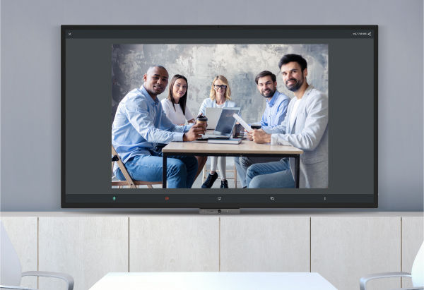 Interaktive Displays für Videokonferenzen