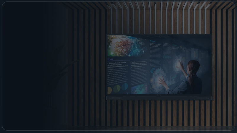 大型互動觸控顯示器介紹