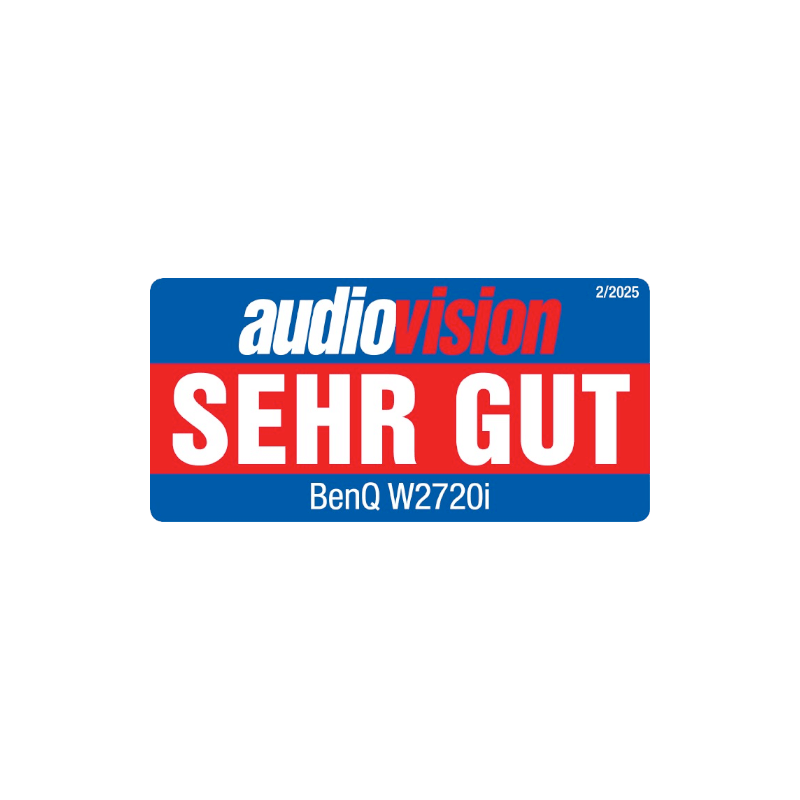 Testsiegel von audiovision für den w2720i