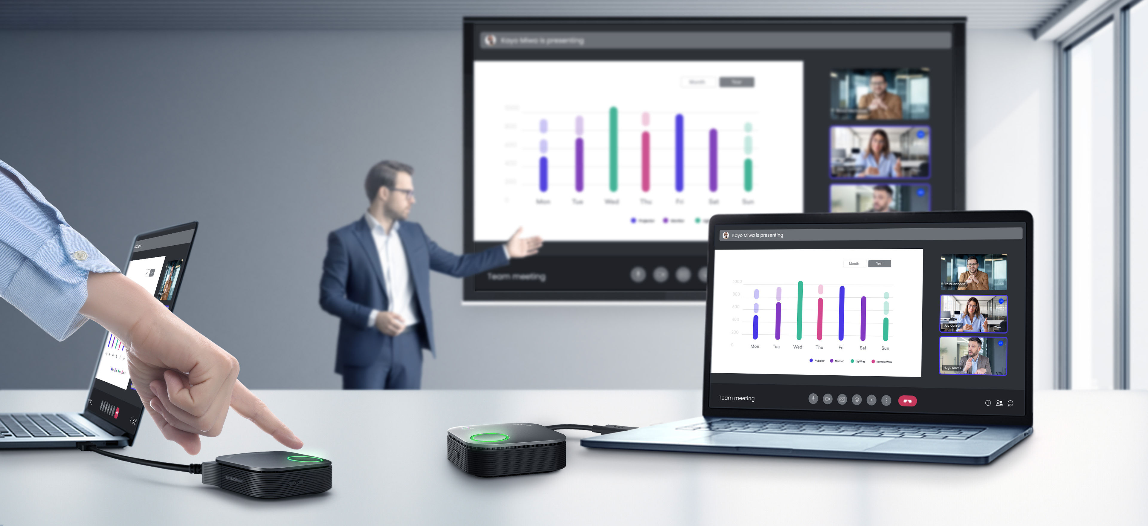 WDC15 inicia presentaciones inalámbricas al instante