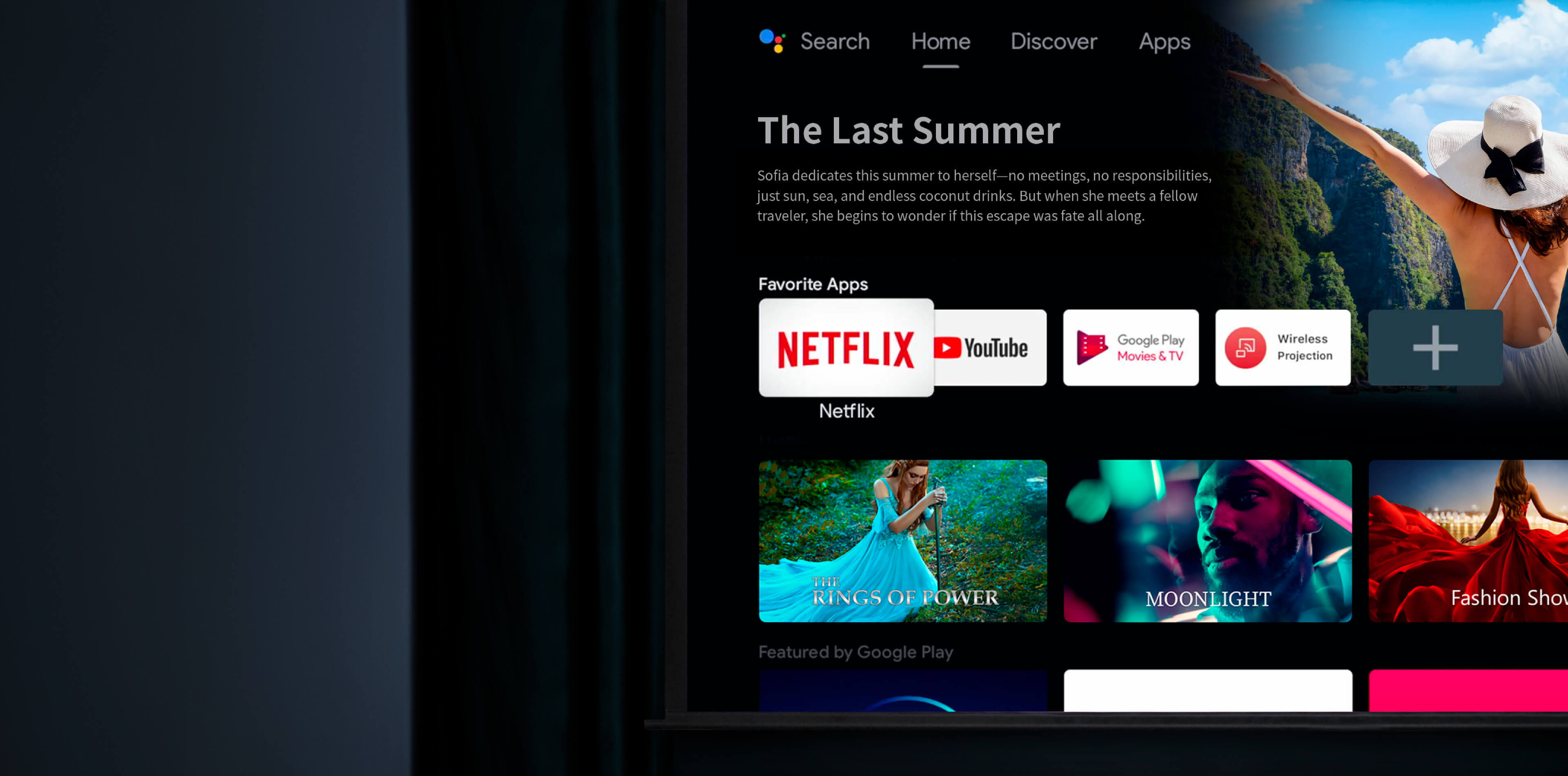 W4100i seamlessly enjoy Netflix, Disney+, and more in stunning 4K, without needing additional streaming devices.