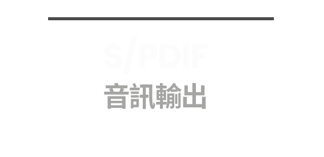 S/PDIF 音訊輸出