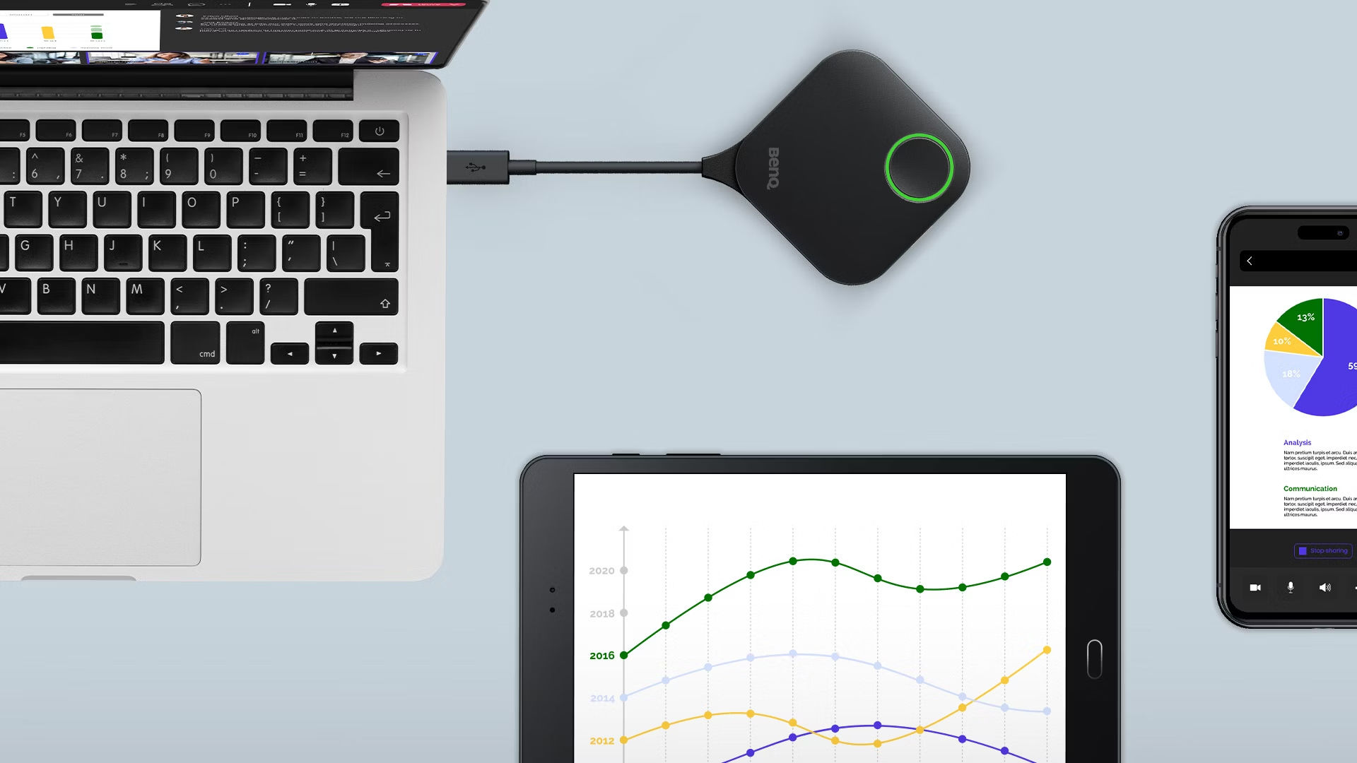 支援 BYOM 與 BYOD 協作方案