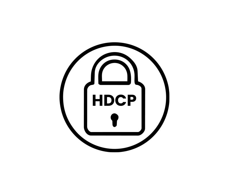 支援 HDCP 數位版權保護