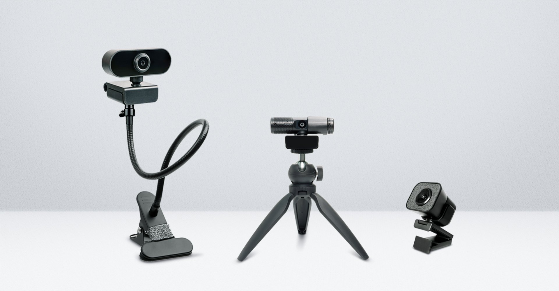 To use your existing webcam as a document camera, you will need a few accessories. Get a webcam mount and a flexible tripod or gooseneck with a desk clamp. When shopping for these accessories, make sure that they are compatible with your webcam model.