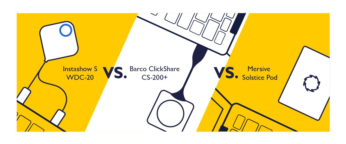 Best 4K Wireless Presentation System: BenQ InstaShow vs Barco Clickshare vs Mersive Solstice