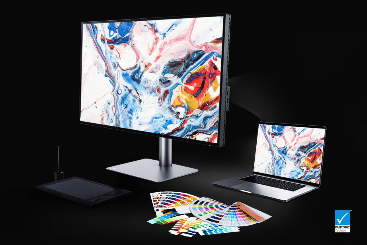 BenQ is the first display manufacturer to seek and earn pantone validated certification because most design and color-focused creativity start on a display.