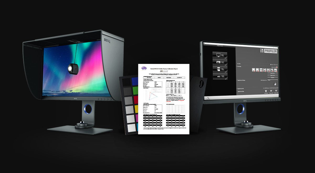 It shows the difference among factory calibration, software calibration and hardware calibration.