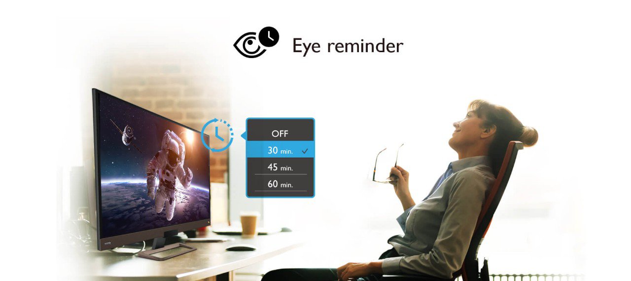 Eye Reminder, based on existing screen time management apps, is an upgraded technology designed to measure the time you’ve spent in front of your monitor accurately without overly bothersome or frequent notices.