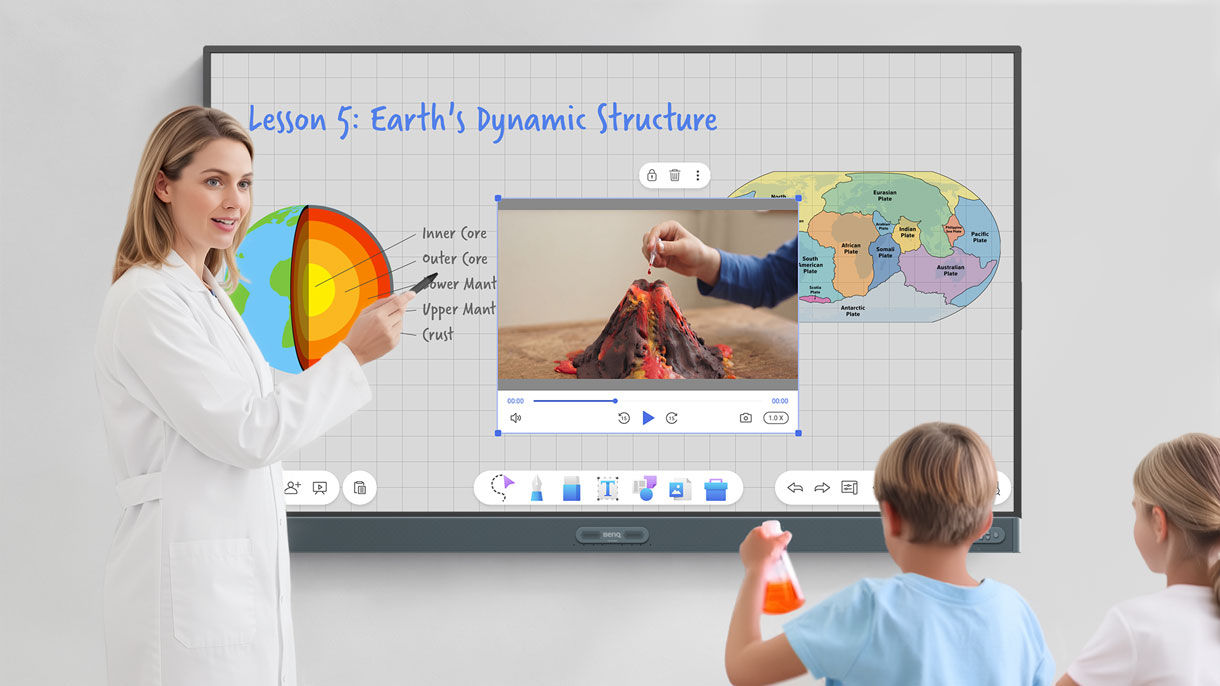 Whiteboard your way with BenQ Board