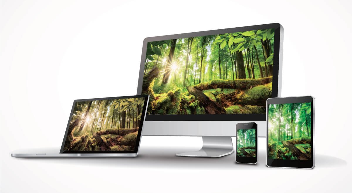 The uncalibrated monitors will display same image in inconsistent color performance from connected devices such as laptop, phone and tablet.