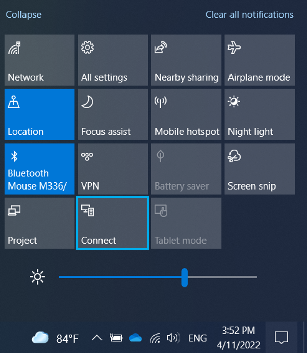 Windows 10 task bar