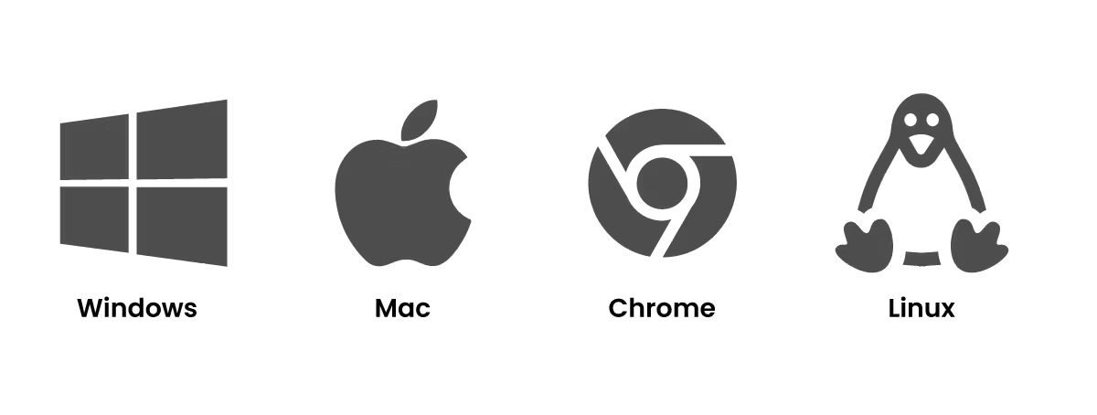 Windows、Mac、Chrome 與 Linux 系統