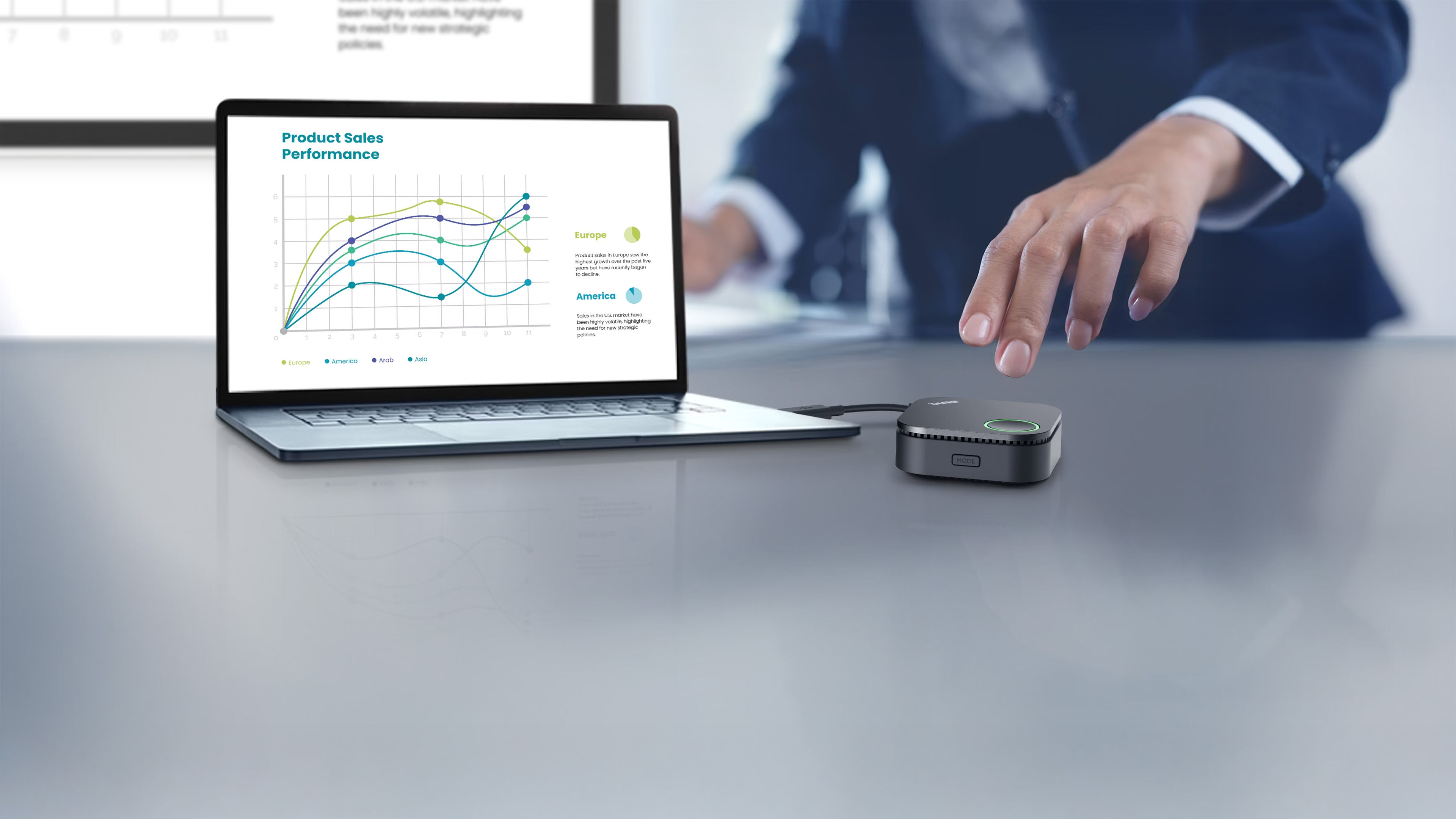 最友善的無線投影系統，讓簡報更輕鬆！