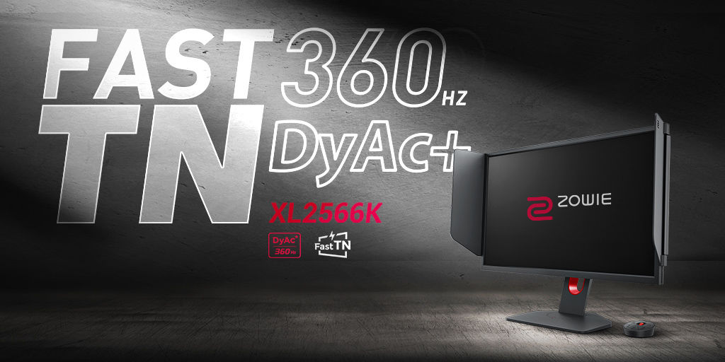BenQ Launches World's First TN 360Hz DyAc+ ZOWIE Monitor & 4K