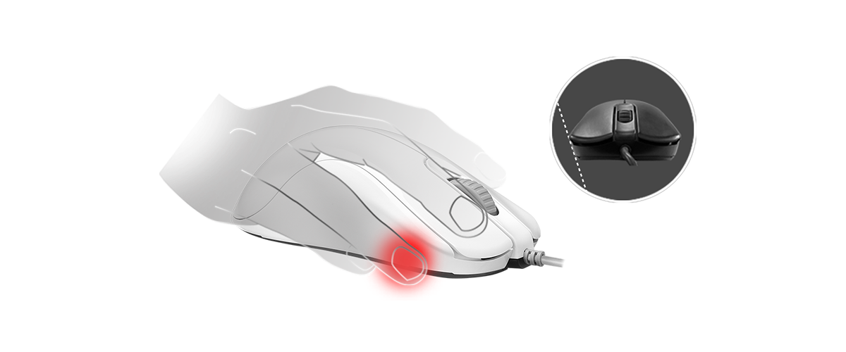 ZA13-B WHITE - Gaming Mouse for eSportsZOWIE Middle East ZA13-B WHITE - Gaming Mouse for eSportsZOWIE Middle East