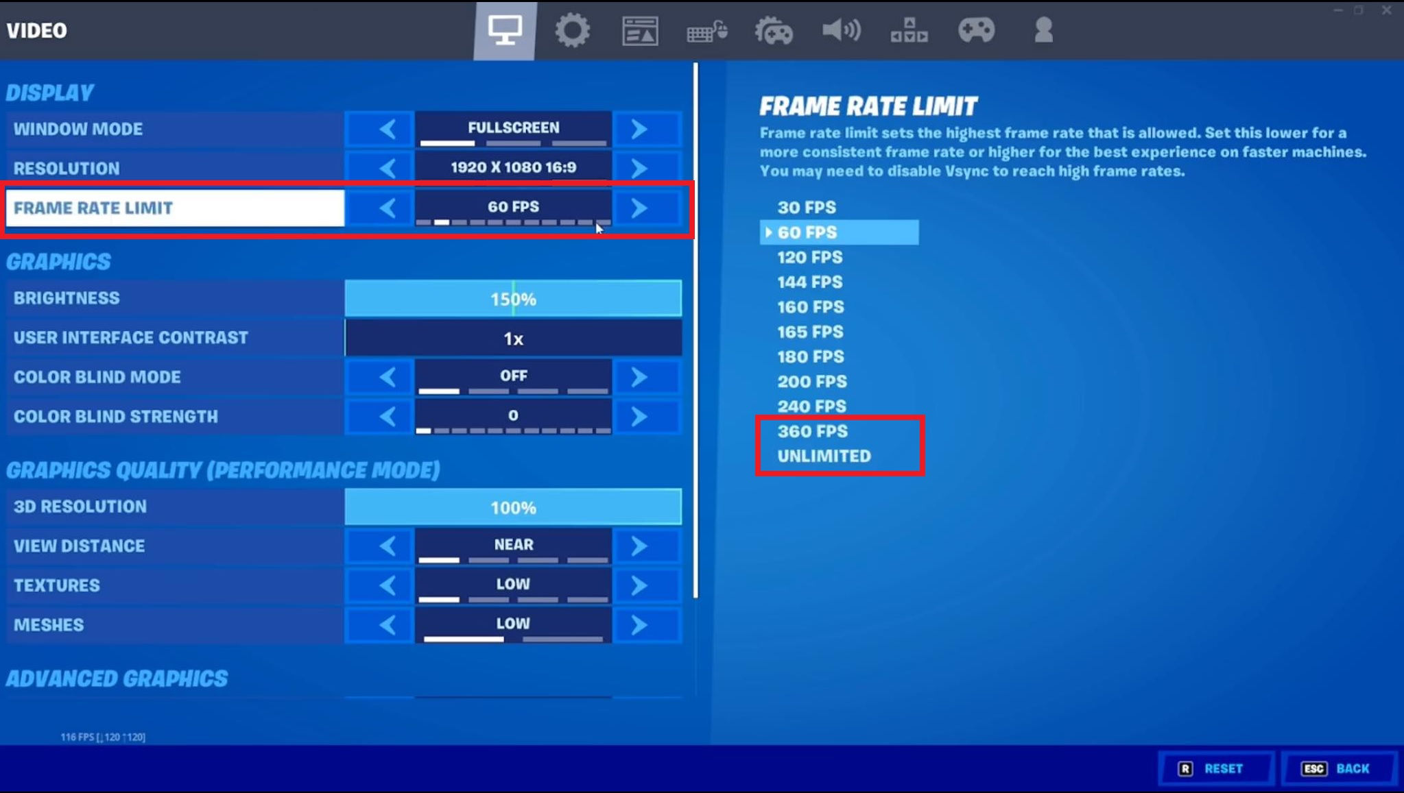 Does FPS have a limit?