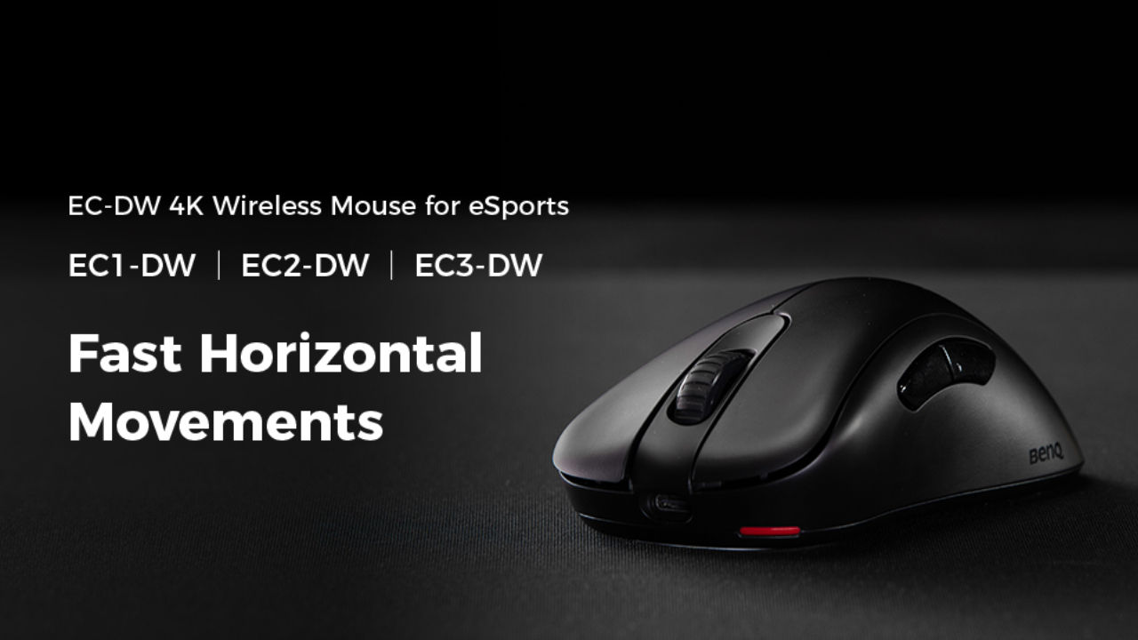 ZOWIE Launches EC-DW 4K Wireless Mouse Series with Iconic