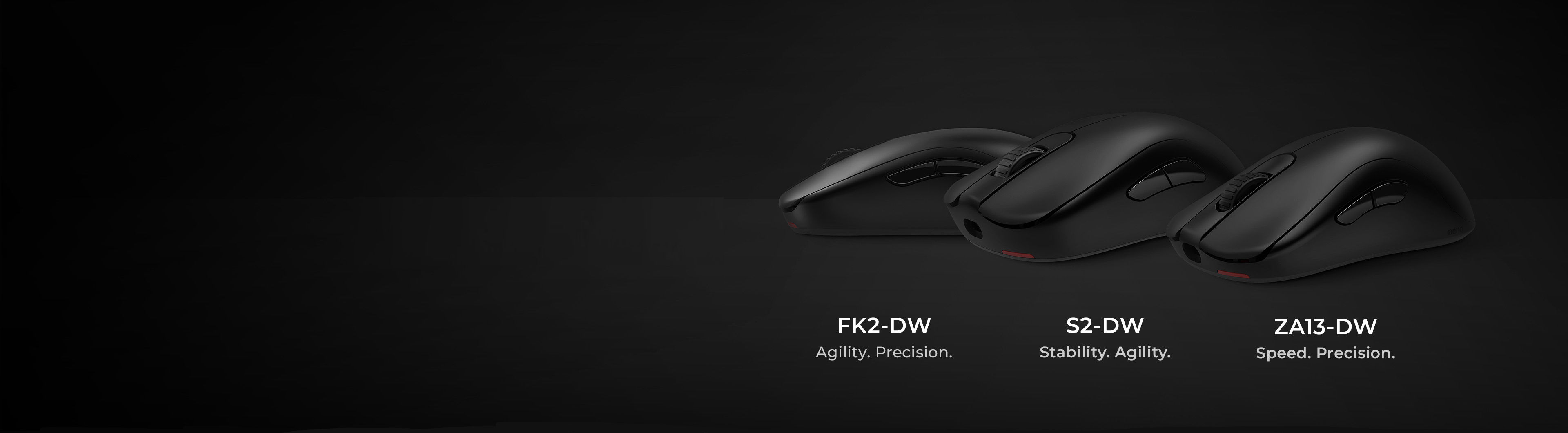 ZOWIE new wireless mice - ZA13-DW / FK2-DW / S2-DW